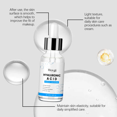 Hyaluronic Acid Serum 50ml Anti Aging Face Serum With Centella Asiatica Deep Hydration