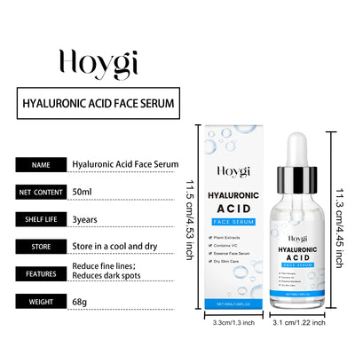 Hyaluronic Acid Serum 50ml Anti Aging Face Serum With Centella Asiatica Deep Hydration