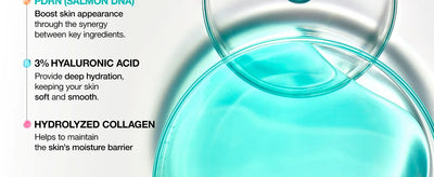 PDRN Hyaluronic Acid 100 Capsules Serum, Revitalizing Face Serum, Korean Skincare