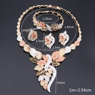 Dubai Jewelry set Bridal Wedding Accessories