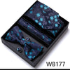 4PCS in gift box Men Bow Tie and Handkerchief