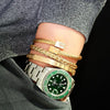 3pcs/set Men Luxury Jewelry Stainless Bracelets