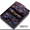 4PCS in gift box Men Bow Tie and Handkerchief