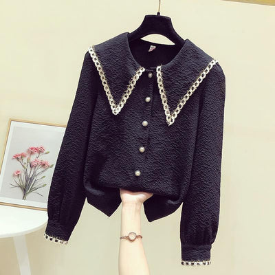 French Small Long-sleeved Chic Shirt