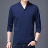 Men V-Neck Long-Sleeve T-Shirt