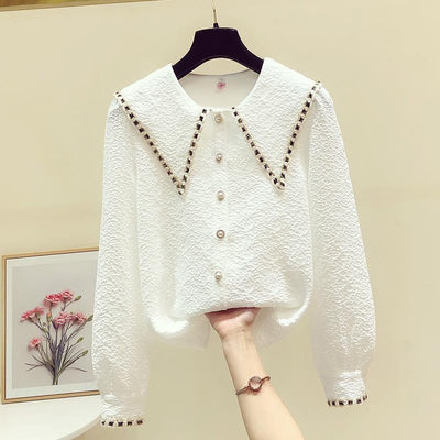 French Small Long-sleeved Chic Shirt