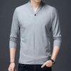 Men V-Neck Long-Sleeve T-Shirt