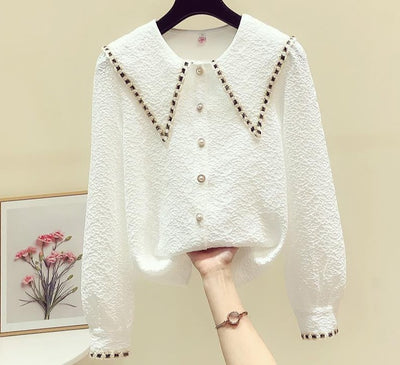 French Small Long-sleeved Chic Shirt