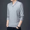 Men V-Neck Long-Sleeve T-Shirt