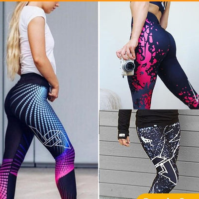 Women Print Sportswear Yoga Leggings