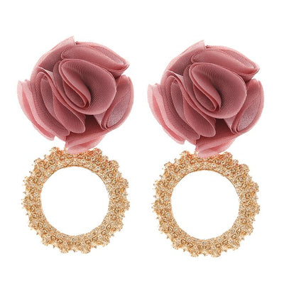 Hoop Gold Plated Dress Earrings