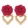 Hoop Gold Plated Dress Earrings