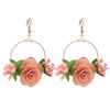 Hoop Gold Plated Dress Earrings