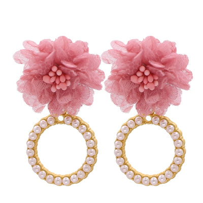 Hoop Gold Plated Dress Earrings