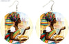 Earrings  Painted  Africa